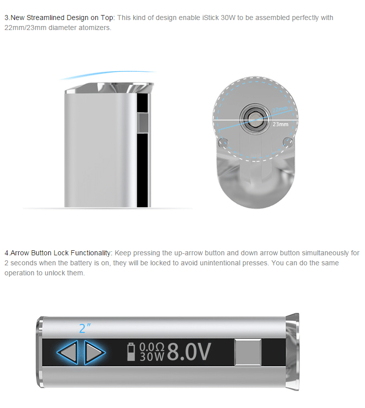 Eleaf iStick 30W Mod
